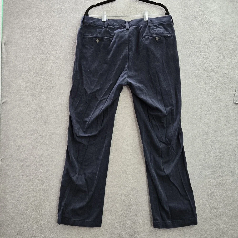 Polo Ralph Lauren Men Pants 36/30 Blue‎ Twill Button 29
